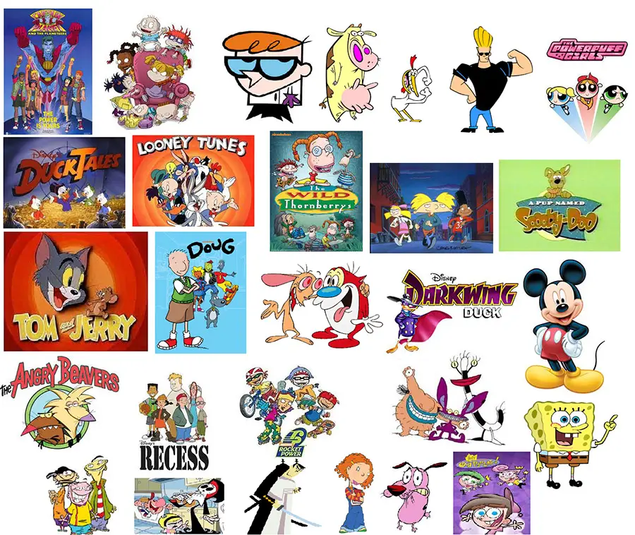 old cartoon characters