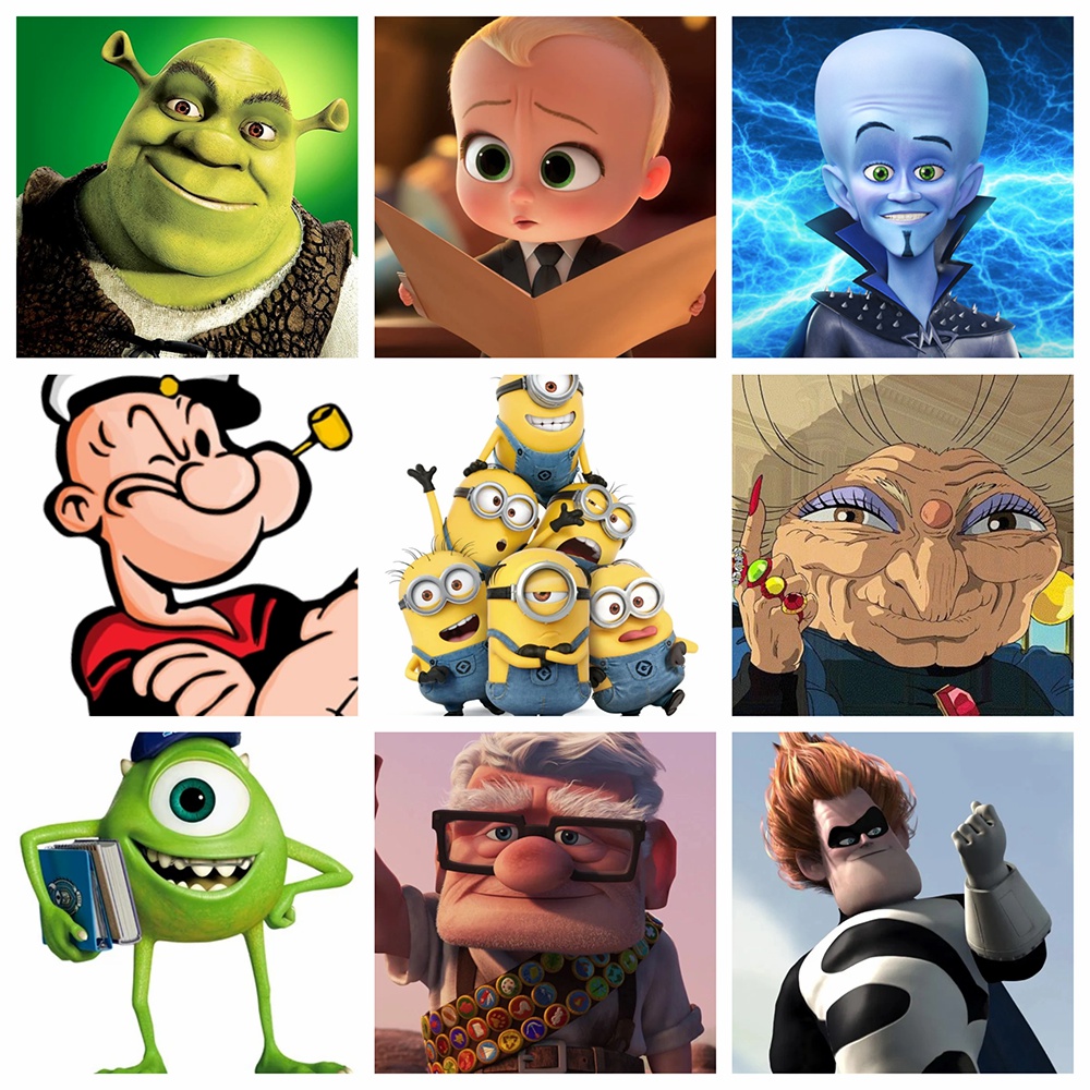 Big Headed Cartoon Characters