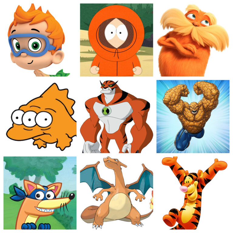 16 Most Iconic Orange Cartoon Characters of All Time