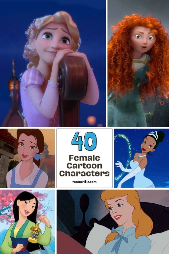 40 Female Cartoon Characters