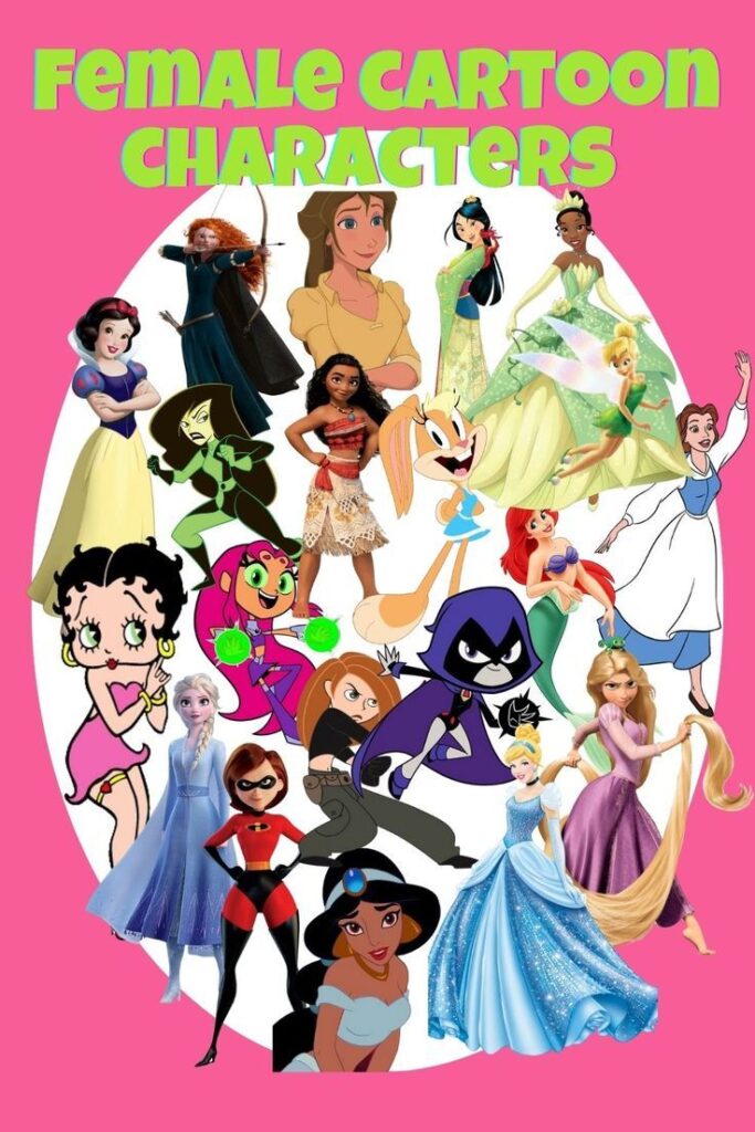 40+Female Cartoon Characters