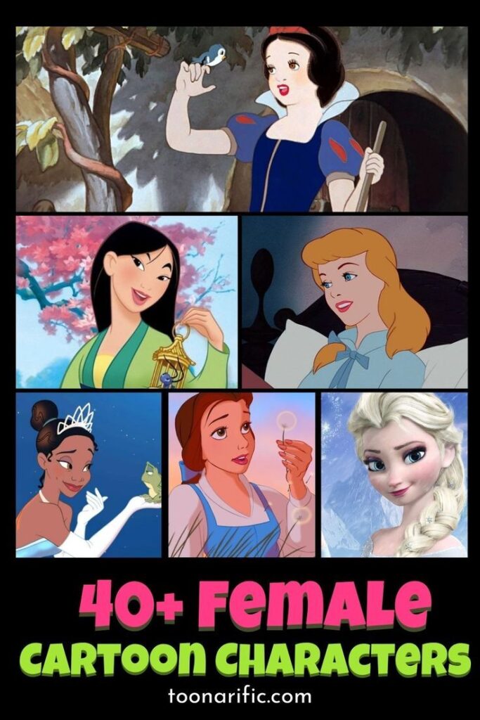 Top 40 Female Cartoon Characters