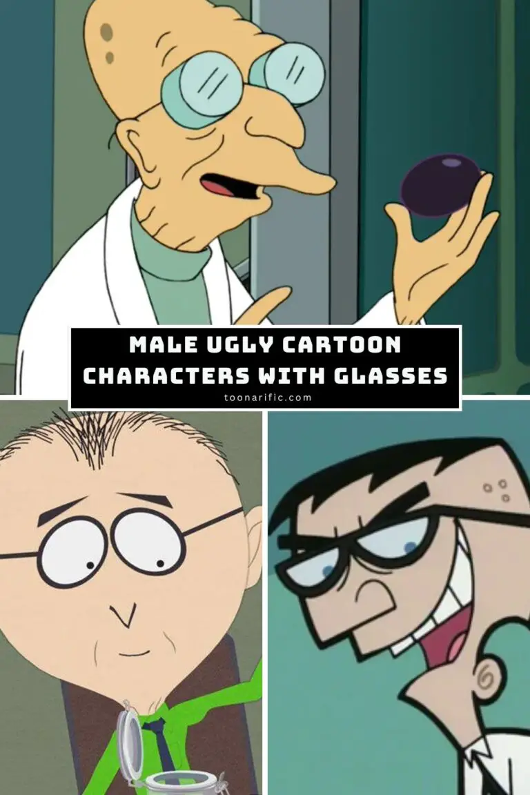 35 Ugly Cartoon Characters That Are Impressively Charming Male Ugly Cartoon Characters With Glasses 768x1152