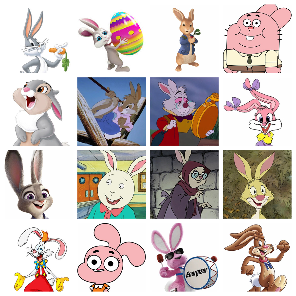 Bunny Cartoon Characters