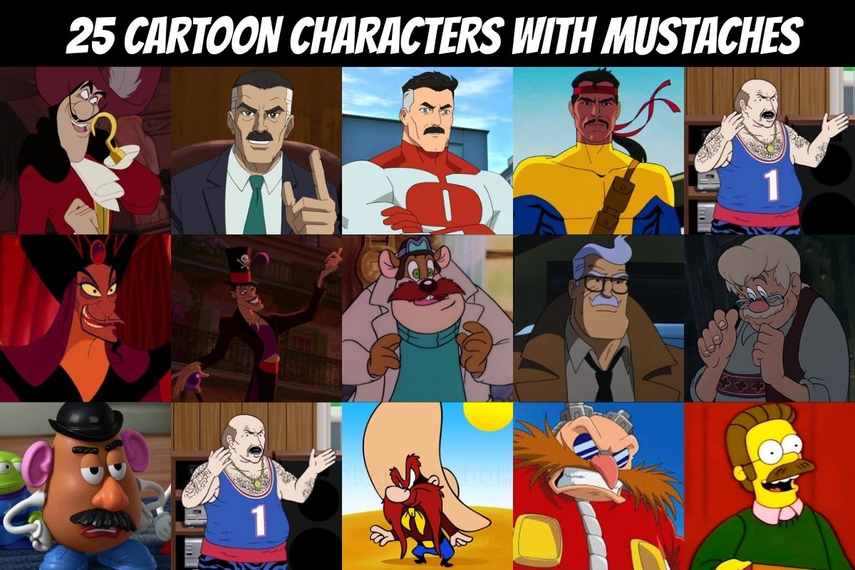 Cartoon Characters With Mustaches