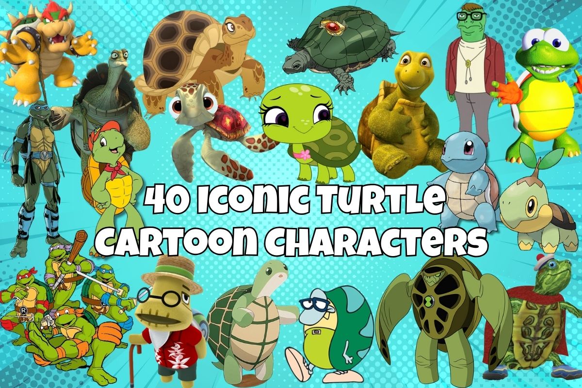 Iconic Turtle Cartoon Characters